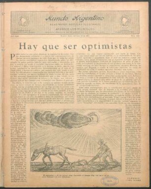 Hay que ser optimistas