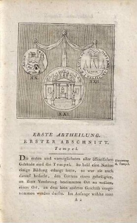 Archaeologie der Baukunst der Griechen und Römer, 2,1