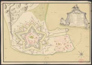 Plan von der Vestung und Stadt Pillau