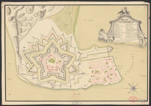 Plan von der Vestung und Stadt Pillau