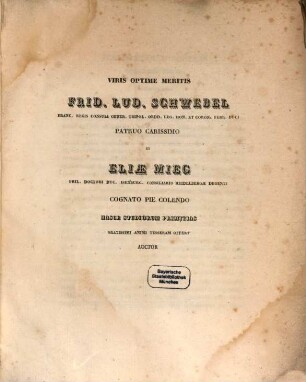 De prophetarum scholis, quas ferunt, commentationis theologicae particula prior