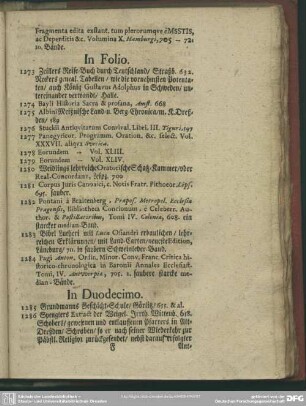 [Libri] In Duodecimo