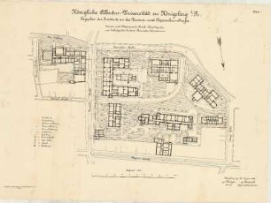 Chemisches Laboratorium der Albertus-Universität Königsberg: Blatt 1, Lageplan