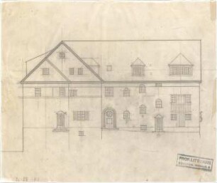 Littmann, Max; Bocksberg; Hofgut, Wohnhausanbau - Ansicht