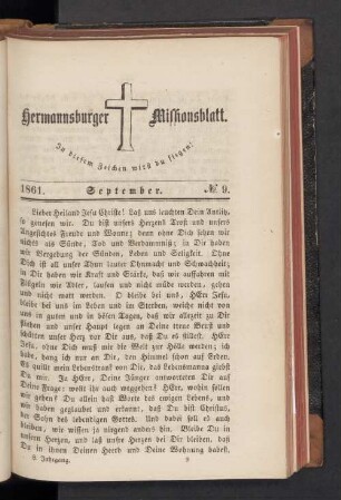 N° 9. September. 1861