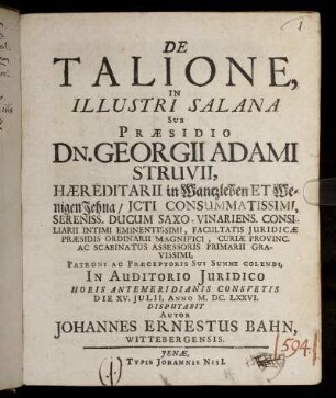 De Talione