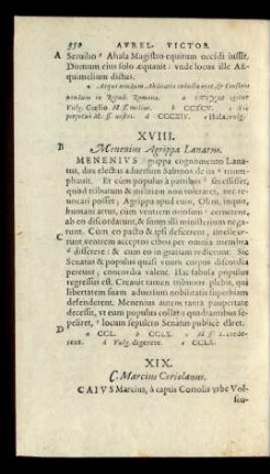 XIX. C. Marcius Coriolanus.