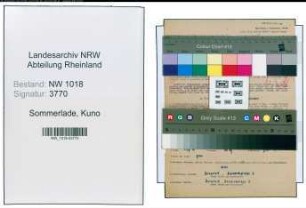 Entnazifizierung Kuno Sommerlade , geb. 24.07.1888 (Fuhrunternehmer)