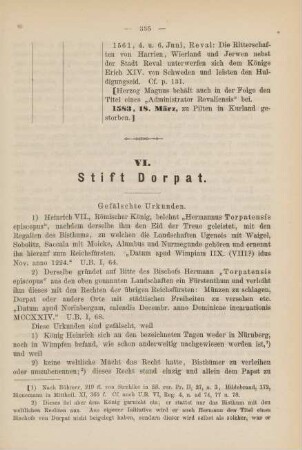 Abschnitt VI.