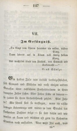 VII. Im Gefängniß