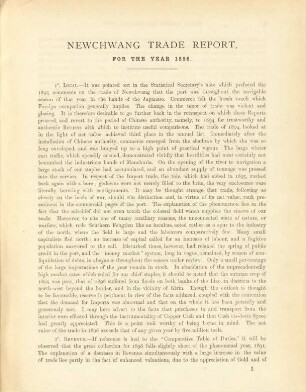 Newchwang trade report, for the year 1896