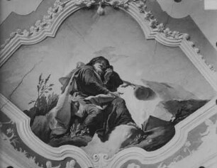 Fresken — Fresken der Sala degli Specchi — Allegorische Figur