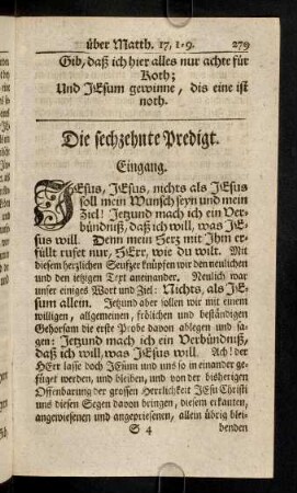 279-295, Die sechzehnte Predigt
