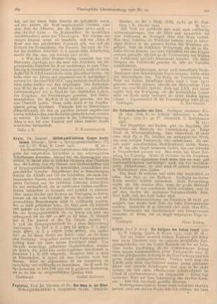 269 [Rezension] Klein, Samuel, Jüdisch-palästinisches Corpus Inscriptionum