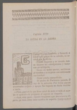 Capítulo XVIII - La lucha en la sierra