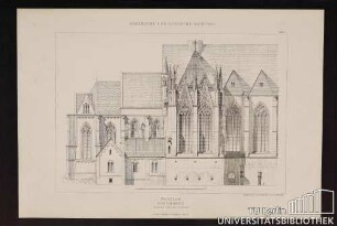 Wetzlar Stiftskirche Östlicher Theil der Nordfront