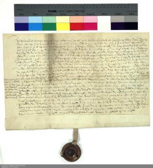 Revers Otto Heinrichs von Ebersberg genannt von Weyhers bezüglich der Belehnung mit einem Teil des Schlosses Weyhers und weiteren im Einzelnen aufgeführten Lehen durch Johann Friedrich [von Schwalbach], Abt von Fulda