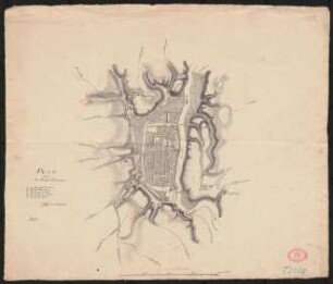 Plan von der Stadt Grimma