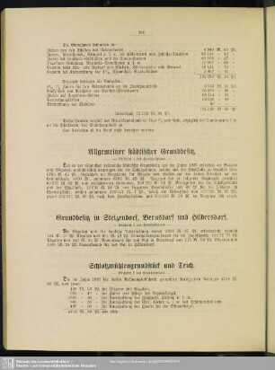Grundbesitz in Stelzendorf, Bernsdorf und Hilbersdorf