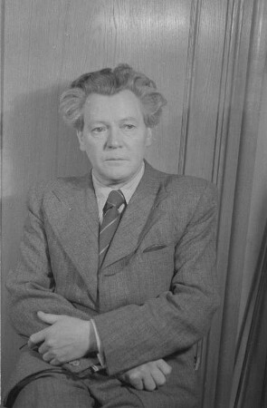 Porträt des Schriftstellers Erich Weinert : Porträt von Erich Weinert