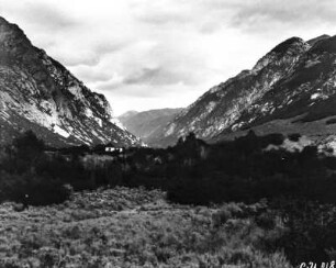Der Cottonwood Canyon : Blick in den Cottonwood Canyon.