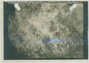 Foto der "Stellung Nord" nördlich des Rhein-Rhone-Kanals (Luftbild)