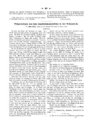 Präparationen aus dem Geschichtsunterrichte in der Volksschule : (Fortsetzung)