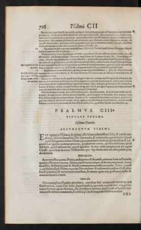Psalmus CIII.