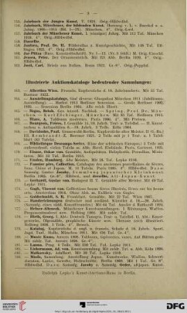 Illustrierte Auktionskataloge bedeutender Sammlungen (Nr. 163-462)