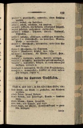 Ueber die stummen Buchstaben.