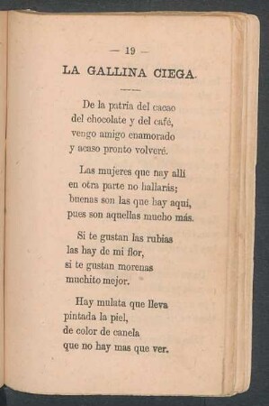 La gallina ciega.