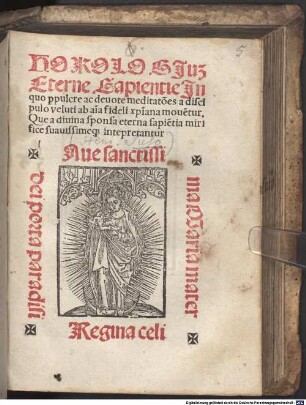 Horologium aeternae sapientiae