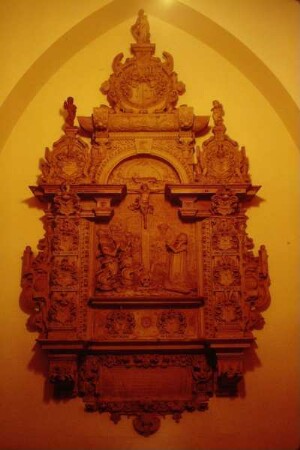 Marktkirche, Detmold, Innenansicht, Detail; farbig