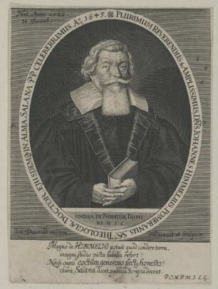 Bildnis des Johann Himmelius