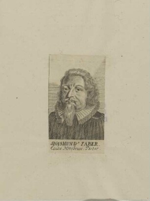 Bildnis des Sigismundus Faber