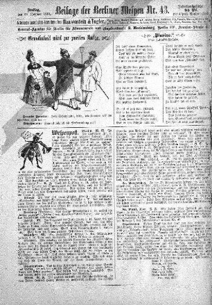 Beilage der Berliner Wespen Nr. 43