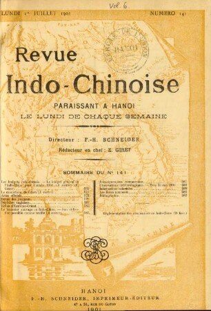 Lundi 1er Juillet 1901. Numéro 141
