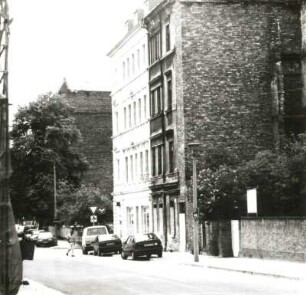 Cottbus, Oskar-Hoffmann-Straße 3/Ecke Marienstraße. Verwaltungsgebäude (E. 19. Jh.)