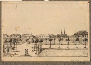 Das Schwarze Tor (Bautzner Tor) am Alaunplatz in Dresden-Neustadt