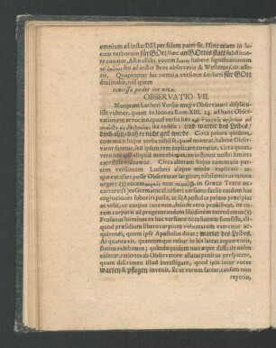 Observatio VII.