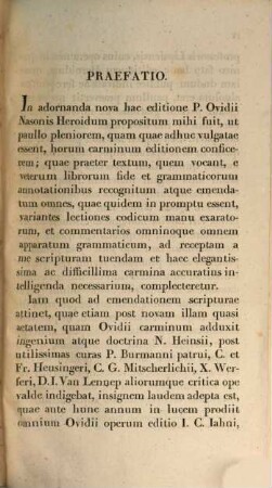 Heroides et A. Sabini Epistolae : Insunt variae Lectiones XII codicum separatim excusae, 1