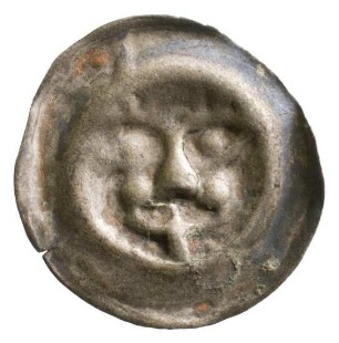 Münze, 1/2 Pfennig, Ende 14. Jh