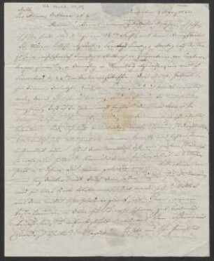Brief an Albertine Mendelssohn-Bartholdy und Minna Heydemann : 09.03.1832