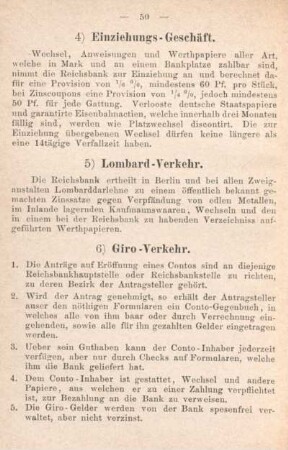 6) Giro-Verkehr.