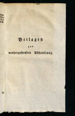 301-314, Beilagen zur vorhergehenden Abhandlung