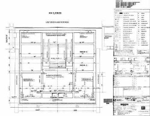 Stuttgart Hbf: Werkplan Block 3 km 0,209.20 / Schnitt E - E S-Bahntunnel Block 3