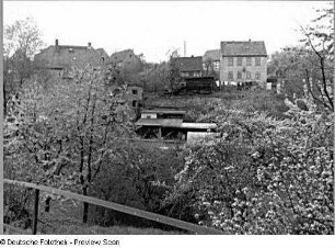 Scharfenberg, Ortsteilansicht : Scharfenberg. Orteilsansicht mit Wohnhäusern