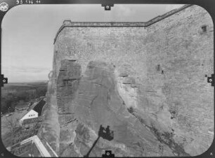 Königstein. Festung (1589-1591; P. Buchner). Südwestseite (Teilansicht)