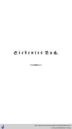 Siebentes Buch