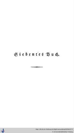 Siebentes Buch